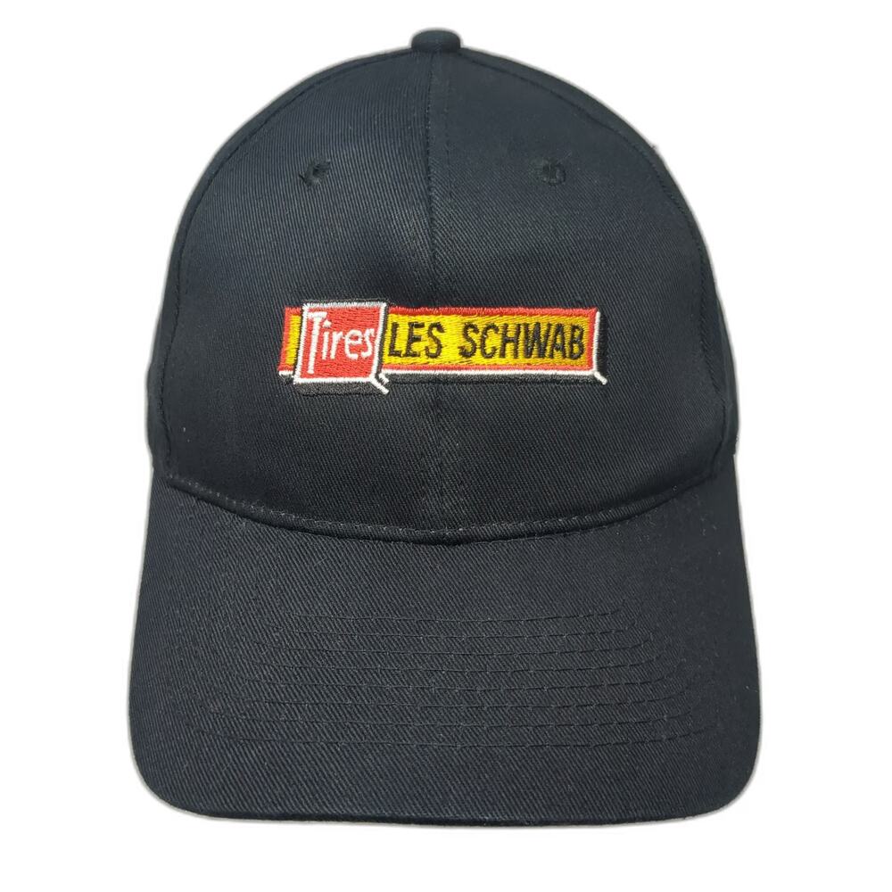 Quality Go USA Snapback Hat Black One Size Les Schwab Tires Embroidered Logo